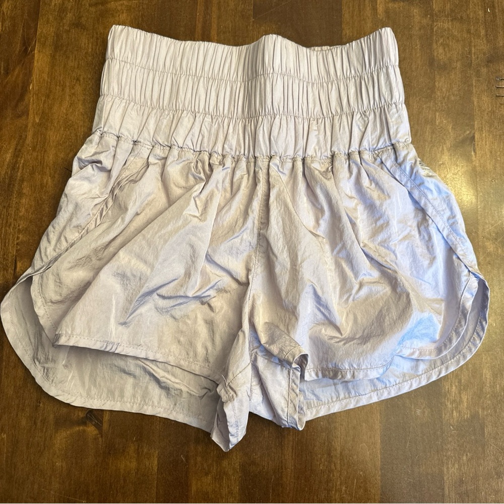 Free People Movement Shorts Womens Small Running Activewear Dance Light Purple‎